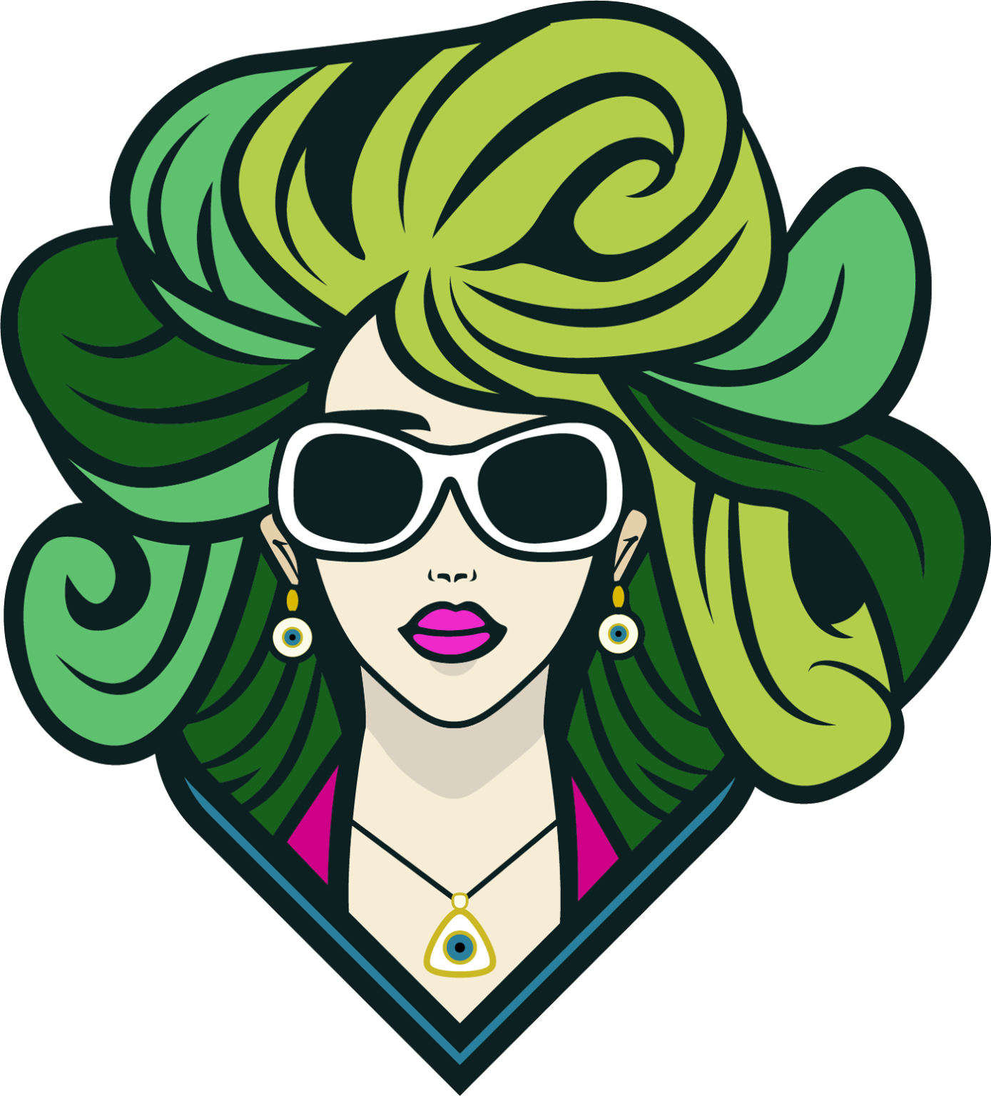 Midnight Palm - Green main image 1